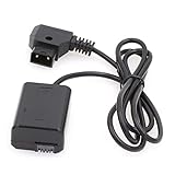 SZRMCC D-tap 2 Pin to NP-FW50 DC Coupler Dummy Battery for Sony A7 A7S A7R A7SII a5100 a6300NEXシリーズカメラ (Straight Cable)