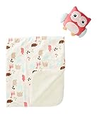 Chick Pea Printed Blanket with Plush Toy, Owl by Chick Pea [並行輸入品]