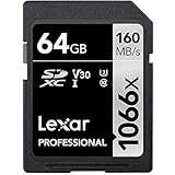 Lexar® Professional 1066x SDXC™ UHS-I Card SILVER Series 64GB LSD1066064G-BNNNG 海外パッケージ版 (64GB)