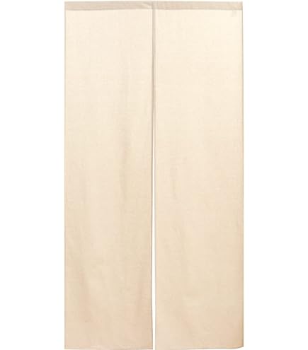 のれん 無地 ナチュラル系 Amazon｜SunnyDayFabric のれん ナチュラルハーフ 無地 ベージュ 約幅
