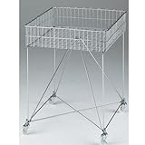 スモールバスケットワゴン クローム W45cm【ストア･エキスプレス】