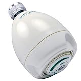 Niagara N2912 1.25 GPM Earth Showerhead Massage, Small, White [並行輸入品]