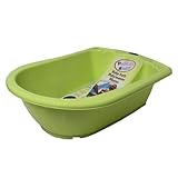 Junior Joy Luxury Baby Bath With Plug (Lime) by Junior Joy