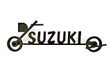 表札 アイアン表札 オートバイタイプ スペーサー式