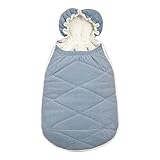 Lodger Mini Bunker Car Seat Footmuff (579 Steel Grey) by Lodger
