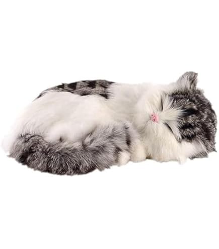 Amazon.co.jp: 猫 白猫 眠り猫 骨董 陶器 置物 インテリア 工芸品 美術