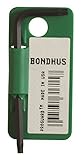 Bondhus 31709 Tagged and Barcoded T9 Hex Tip Key L-Wrench with ProGuard Finish 1.9 [並行輸入品]