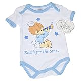 Precious Moments Baby Boy 'sボディスーツ – Reach For The Stars US サイズ: L カラー: ブルー