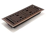 Accord AMFRLRBCA412 Cathedral Floor Register, 4-Inch x 12-Inch(Duct Opening Measurements), Light Oil