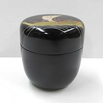 茶道　中棗　黒無地 中棗 薄茶器 黒塗 無地 木地 茶道具 なつめ ナツメ 入門 セット