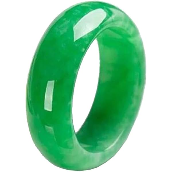 Amazon | [Agst-chi] 天然 ビルマ産 満緑 帝王緑 翡翠 リング