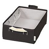 ドウシシャ 小物収納ボックス 幅20cm クローゼット・引き出し用 ブラウン 【shimauシリーズ】 SM20S-BR