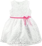 カーターズ Carter's ワンピース ノースリーブ 刺繍レース オムツカバー付き Embroidered Lace Dress 24M (83-86cm)