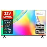 TCL 32V型 Google TV フルハイビジョン ネット動画対応 テレビ 32S5401 フレームレス Dolby Audio FHD
