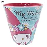 マイメロディ[コップ]メラミンカップ/ピンク ブルー サンリオ【ブルー 】