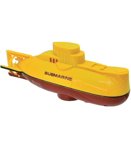 Amazon.co.jp: 童友社 RC潜水艦 No.4 深海探査艇 イエロー 40MHz 電動