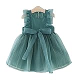 YY-Natuhi ベビー服 子供服 女の子 ワンピース ドレス チュール 春夏 可愛い 新生児 女児 キッズ カジュアル ノースリーブ 赤ちゃん ふわふわ 通気性 結婚式 演奏会 七五三 通園 通学