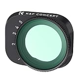 K&F CONCEPT DJI Mini 3 Pro/DJI Mini 3用フィルター 可変NDフィルター ND2-ND32 撥水加工 キズ防止 ドローンレンズフィルター