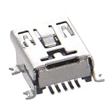 Penkeef Penkeef(R)5個ミニUSBタイプBメスポート5ピン180度SMD SMT PCBジャックソケット