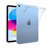 For iPad 第11世代 ケース A16 11インチ 2025 iPad ケース 第10世代 10.9インチ 2022【COKOVI】A3354 A3355 A3356 A2696 A2757 A2777 タブレットケース クリア 透明 ソフト シリコン TPUカバー 衝撃防止 軽量 超薄 (クリア)