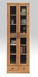 日本製 北欧風 幅60cm 奥行き43cm 書棚 キャビネット ナチュラル 完成品