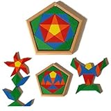 GRIMM'S（グリムス）　木のパズル　にじの五角形・小 GM43320
