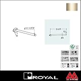 e-kanamono ロイヤル Vフェイスアウトハンガー シングル16φ V-FS-16 300mm Aニッケルサテン