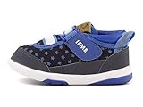 [イフミー] IFME 女の子 男の子 キッズ ベビー 子供靴 運動靴 通学靴 ベビーシューズ スニーカー ストラップ 屈曲性 履きやすい 土踏まず形成 22-6701 ブルー 12.0cm