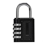 Preamer 4桁の組み合わせパスワードロック亜鉛合金セキュリティロックスーツケース荷物コーディングロック食器棚キャビネットロッカー南京