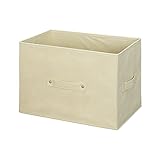 カラーボックス 収納ボックス 縦置き 横型 アイボリー 幅38×奥行26×高さ26cm GK3826-IV