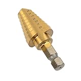 ATE Pro. USA 90047 Step Drill Bit, Quick-Change, 1/4' Shank, 1/16' Increments, 9/16 to 1' [並行輸入品]
