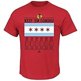Chicago Blackhawks NHLメンズCity Flag Tシャツ L