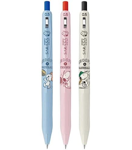 Amazon | ゼブラ 限定 スヌーピー サラサクリップ ゲルボールペン 0.5