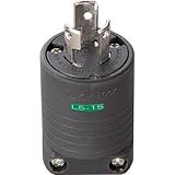 明工社:明工 接地2P15A引掛プラグ(L5-15)15A.125V(黒) MH7151B 型式:MH7151B
