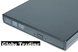 Globe Trading Slimline USB外付けCD - ROM DVDROM CDRWコンボドライブinブラック。読み取りと書き込みCD & DVDメディア読み取ります。、スリムポータブルドライブのノートパソコン、ネットブックとデスクトップPC。Works With WindowsとLinux。Works With Samsung nc10 Asus Eee PC、Macbook Air、Acer Aspire One and any otherネットブック/ノートパソコン/