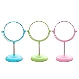 Homyl ポータブル　3倍　両面　360度スイベル　テーブルミラー　ドレッサー　メイクアップ　ミラー　