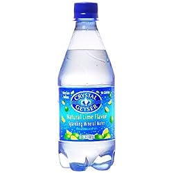 クリスタルガイザー スパークリング ライム 532ml×24本 [平行輸入品]