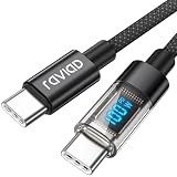 RAVIAD USB Type C ケーブル USB-C & USB-C ケーブル【2M】タイプc ケー ブル PD3.0 QC3.0 対応 100W/5A急速充電 断線防止 高耐久ナイロン編み iPhone 17 16 15 iPad MacBook Pro, Galaxy S25 S24 S23 S22 S21 S20, Huawei, Xiaomi Pixel タイプc機種対応