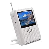 ワンセグテレビ 2.8インチ FM/AMラジオ搭載 ポータブルテレビ エコラジテレビ エコラジTV テレビ付きラジオ ワンセグポケットTV 携帯テレビ 防災ラジオ 超軽量 携帯可能 ホームラジオ 電池/USB給電対応 防災グッズ (ホワイト) ワンセグテレビ 2.8インチ FM/AMラジオ搭載 ポータブルテレビ エコラジテレビ エコラジTV テレビ付きラジオ ワンセグポケットTV 携帯テレビ 防災ラジオ 超軽量 携帯可能 ホームラジオ 電池/USB給電対応 防災グッズ (ホワイト)