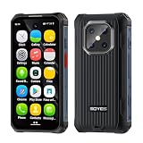 S10 Max SIMフリー スマホ 本体軍用 IP68防水防塵耐衝撃 スマートフォン アウトドア用ミニスマホ 3.5インチHD ゲーミングスマホ3800mAh 大容量 携帯電話 8MP+13MPデュアルカメラ4GデュアルSIM + GPS + 顔認証 LED懐中電灯 NFCサイドボタン (黒,8GB+256GB)