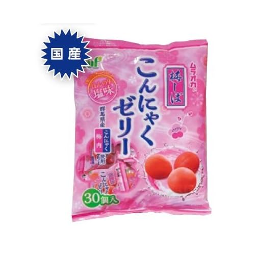 村岡食品 梅しば こんにゃくゼリー ほんのり塩味