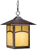 Vaxcel TL-ODD090EB Taliesin 9-Inch Outdoor Pendant, Espresso Bronze [並行輸入品]