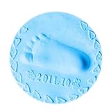 QIAONAI 手形 粘土 赤ちゃん 手形 足形 手形 ベビー 赤ちゃん 手形 立体 ペットの肉球 成長きろく 成長記録 アートクレイ 誕生記念 出産祝い メモリアルグッズ お祝い 無毒 安全 (ブル