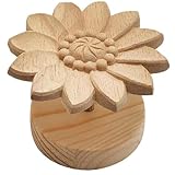 Vepoty 花の形 自然 丸太 アロマセラピー ディフューザー 木 アロマセラピー ディフューザー 精油拡散