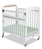Foundations 1742120 Foundations Serenity Compact SafeReach Crib White with Adjustable Mattress Board
