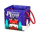 20装飾クリエイティブクリスマスギフトボックス、ロイヤルブルーサンタクロース