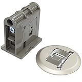 クマモト マグネットドアストッパー ロック付埋込 D-114-CG