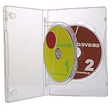 オーバルマルチメディア Mロックシリーズ 15mm厚フリップタイプ 2枚収納 クリア 3個セット