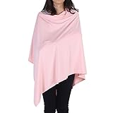 授乳ケープ 授乳カバー 授乳服 ベビーカーカバー 授乳用 遮光 防風 日除け　汗布製 柔らかい 通気 多機能 (ピンク)