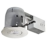 High Quality Swivel Spotlight Recessed Lighting Kit Dimmable Downlight, Round Trim, Brushed Nickel F